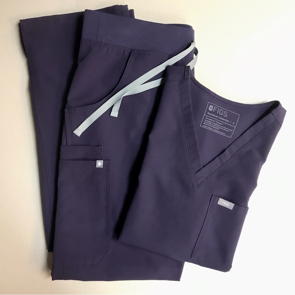 FIGS purple shadow Catarina/Kade scrub set